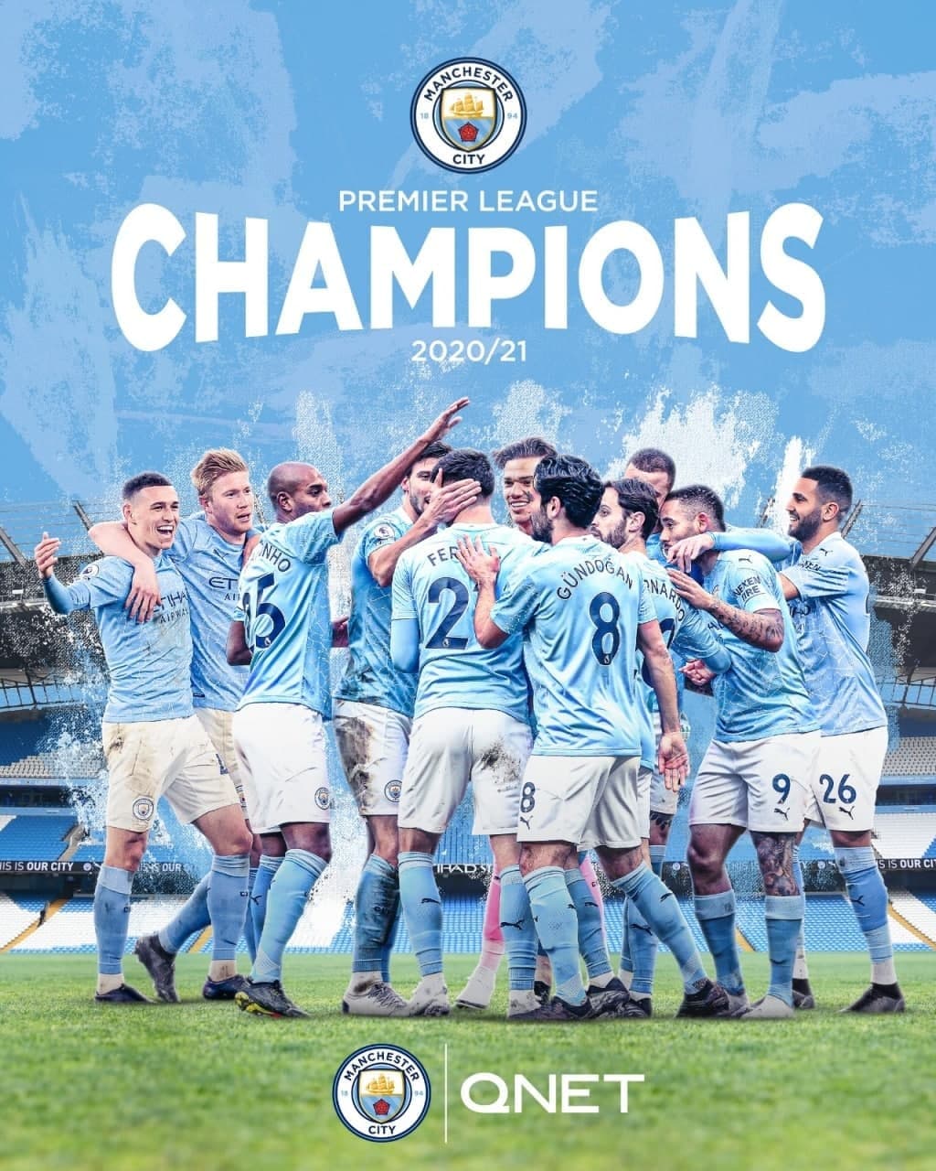 Manchester City Are Premier League Champions QNET